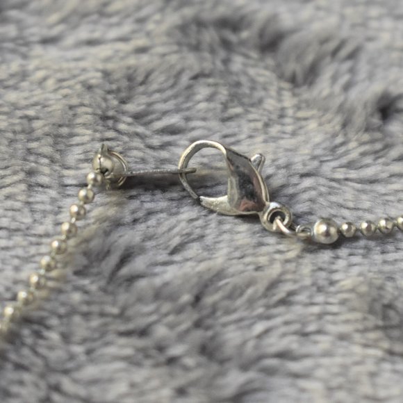 Purple Shell Inlay 18KG Necklace - Picture 9 of 9